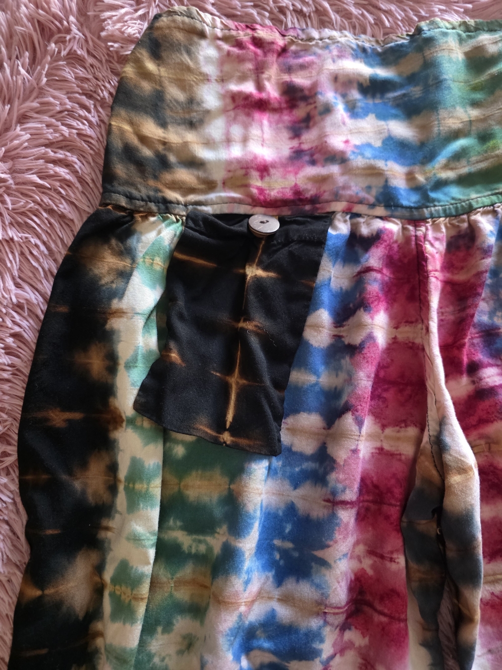 EARTHBOUND WOMENS Tie-Dye Joggers - Blue, Pink, Green, Black - Picture 6 of 7